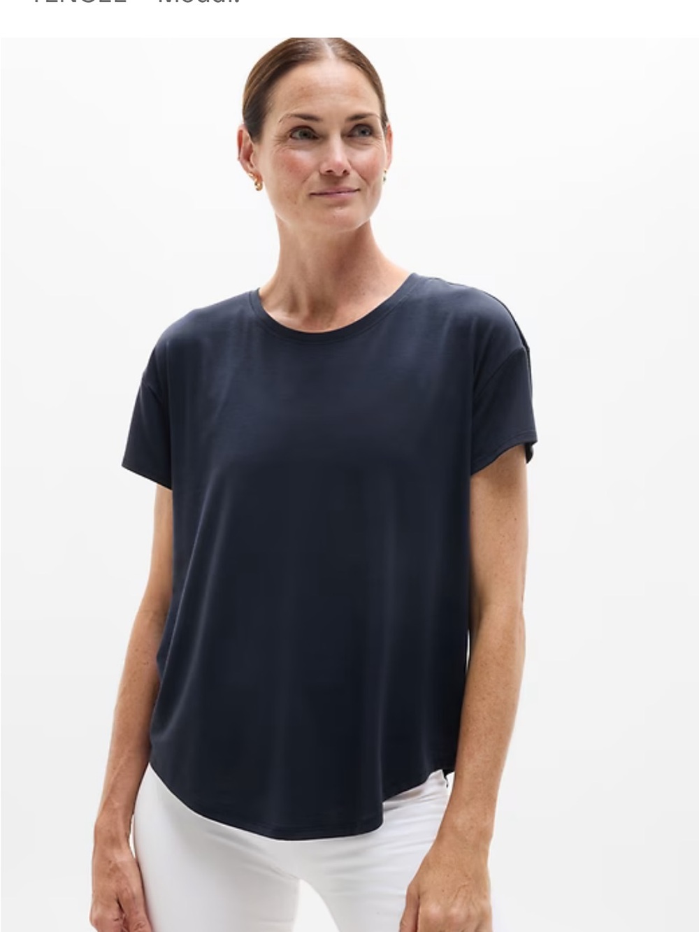 Athleta Ribbed At Ease Top - Picture 5 of 5